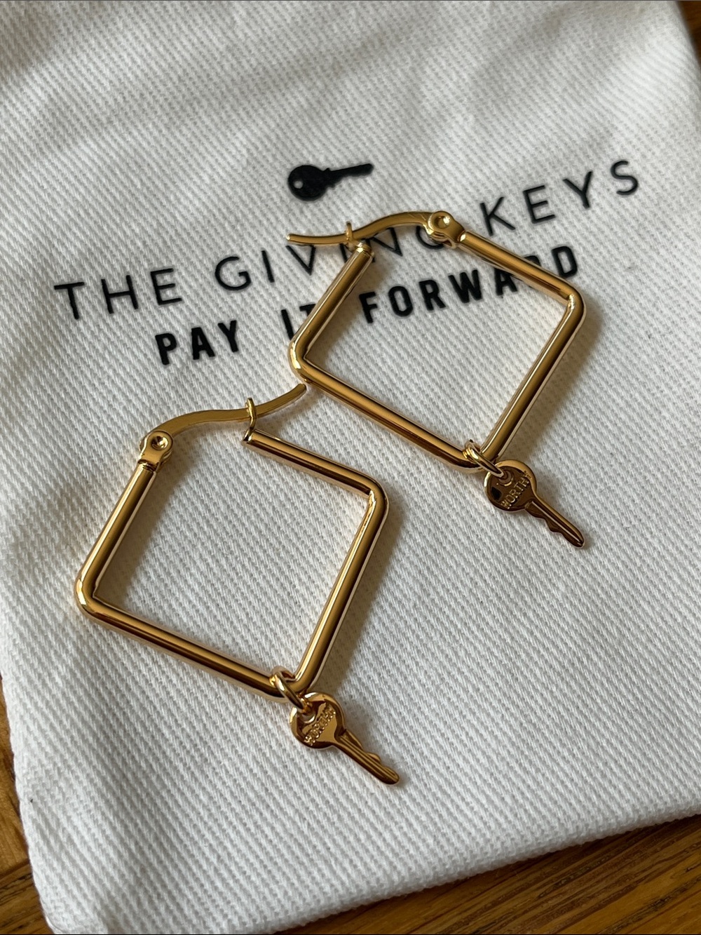 The Giving Keys - ‘Worthy’ Earrings